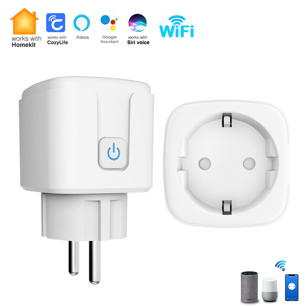 Smart socket metering countdown timing mobile phone app voice control