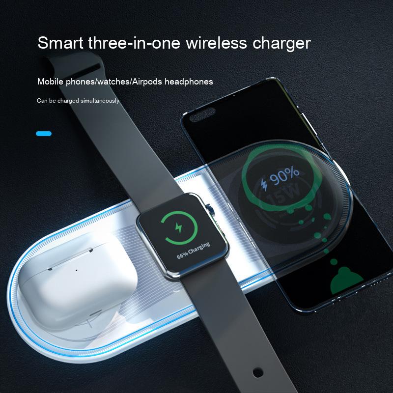 Flat 3-in-1 Wireless Charger