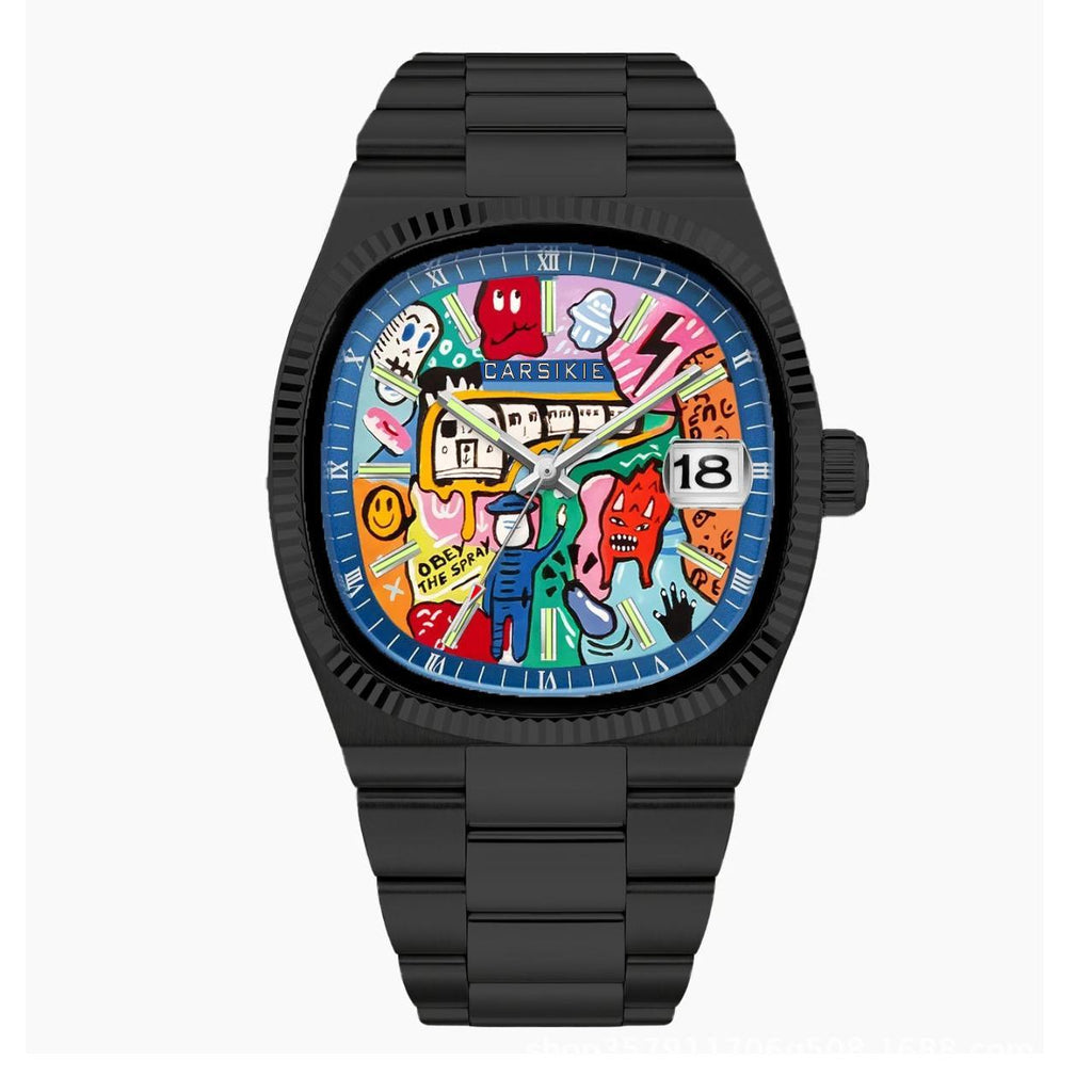 Collector’s Choice 2025 Men’s Square Quartz Watch – Bold Design, Large Dial & Sapphire Business Style