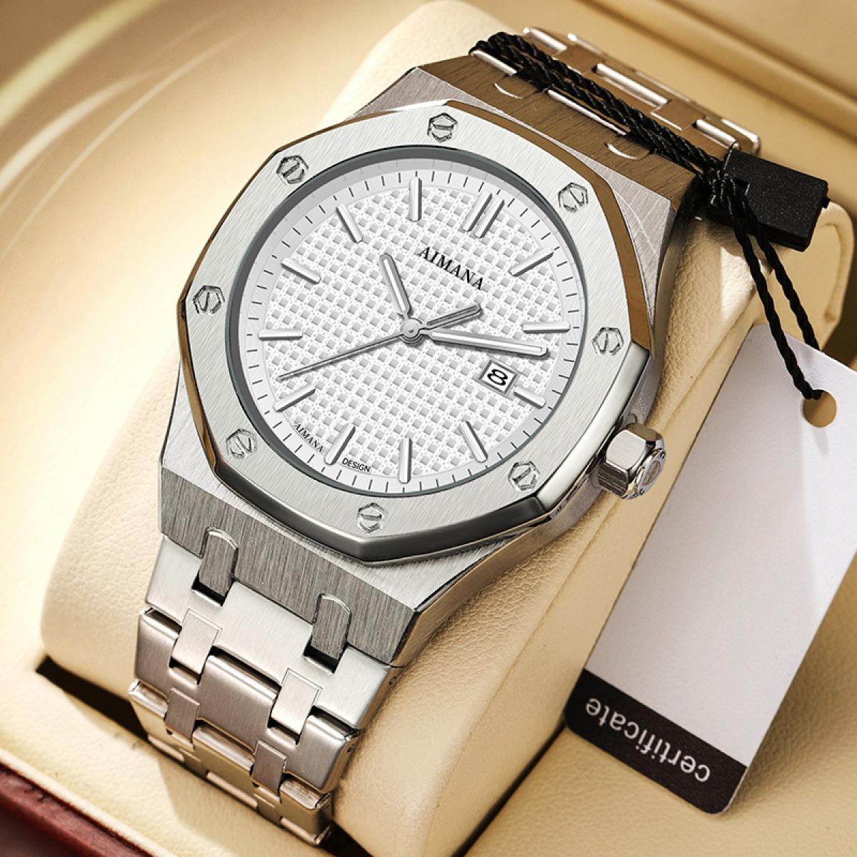 Swiss Luxury Men’s Waterproof Luminous Quartz Watch – Modern Trendy Design, Perfect Gift for Him