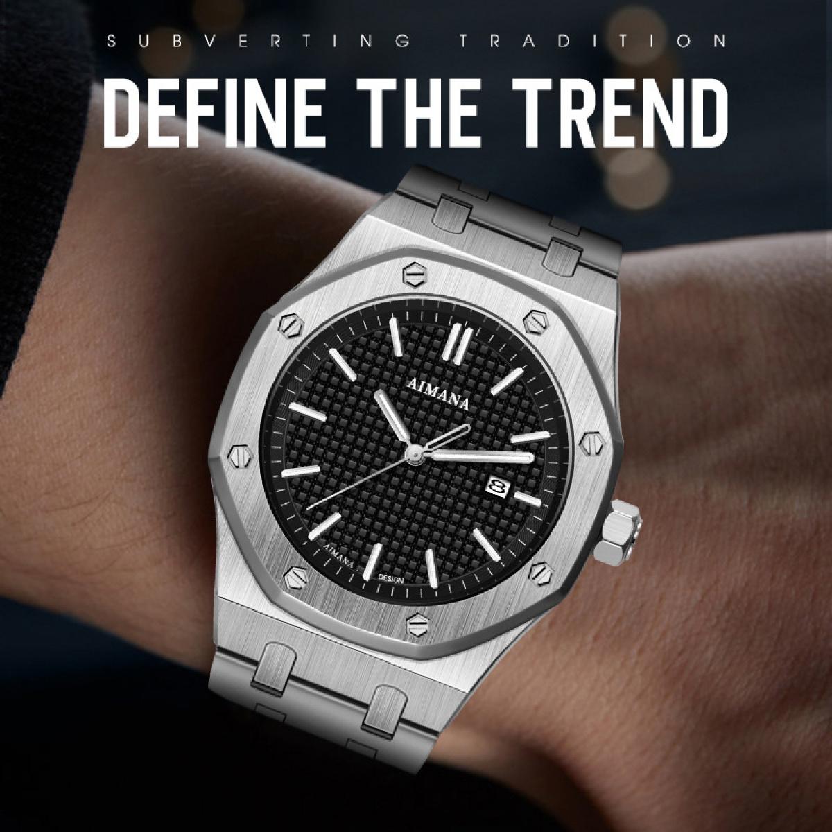 Swiss Luxury Men’s Waterproof Luminous Quartz Watch – Modern Trendy Design, Perfect Gift for Him