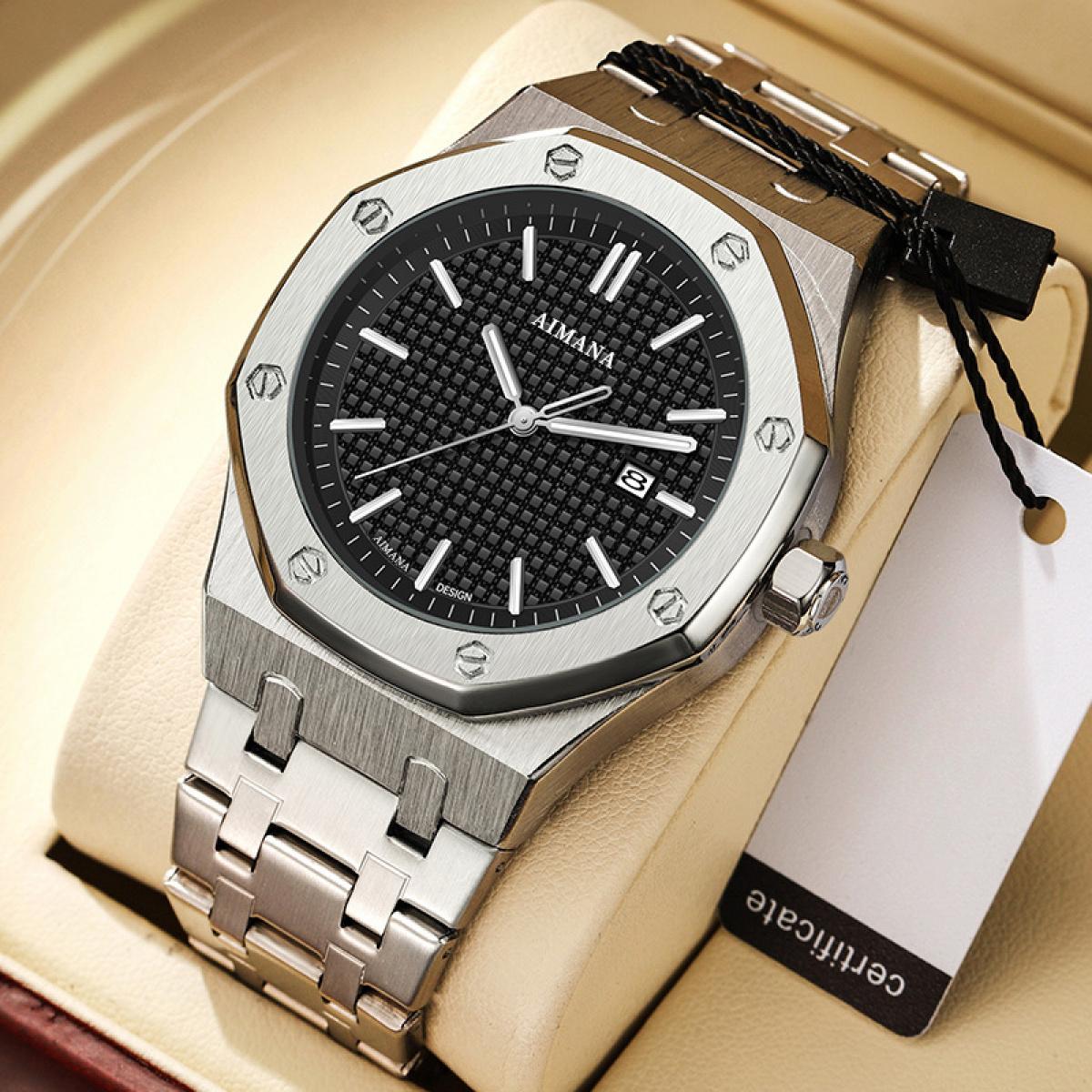Swiss Luxury Men’s Waterproof Luminous Quartz Watch – Modern Trendy Design, Perfect Gift for Him