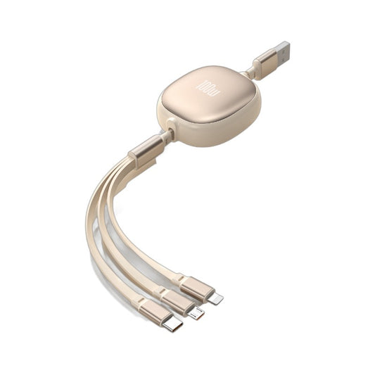 Three-in-one fast charging data cable