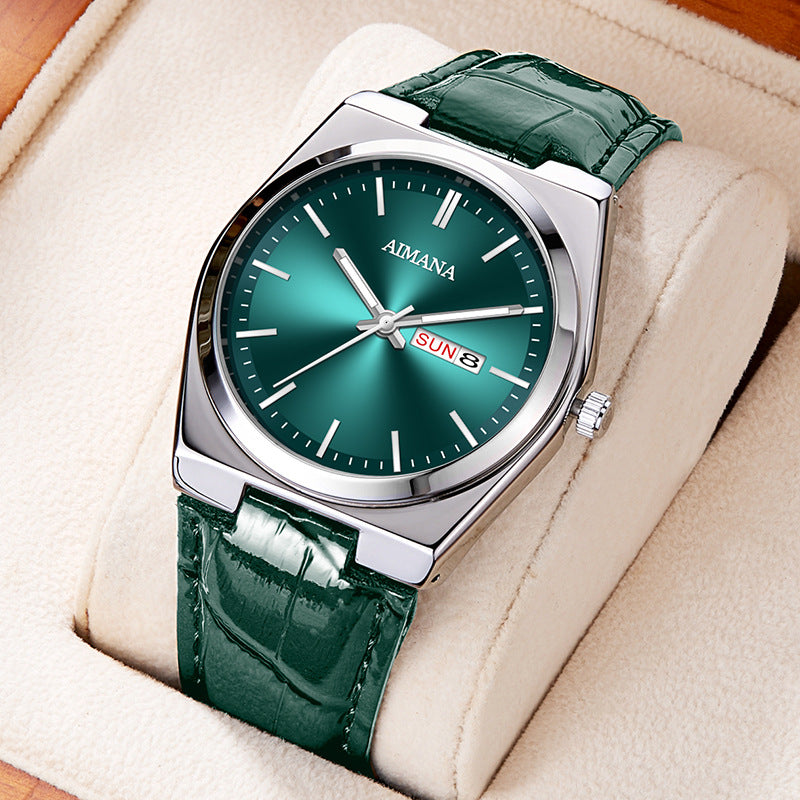 Luxury Men’s Ultra-Thin Waterproof Quartz Watch – Minimalist Stainless Steel Timepiece