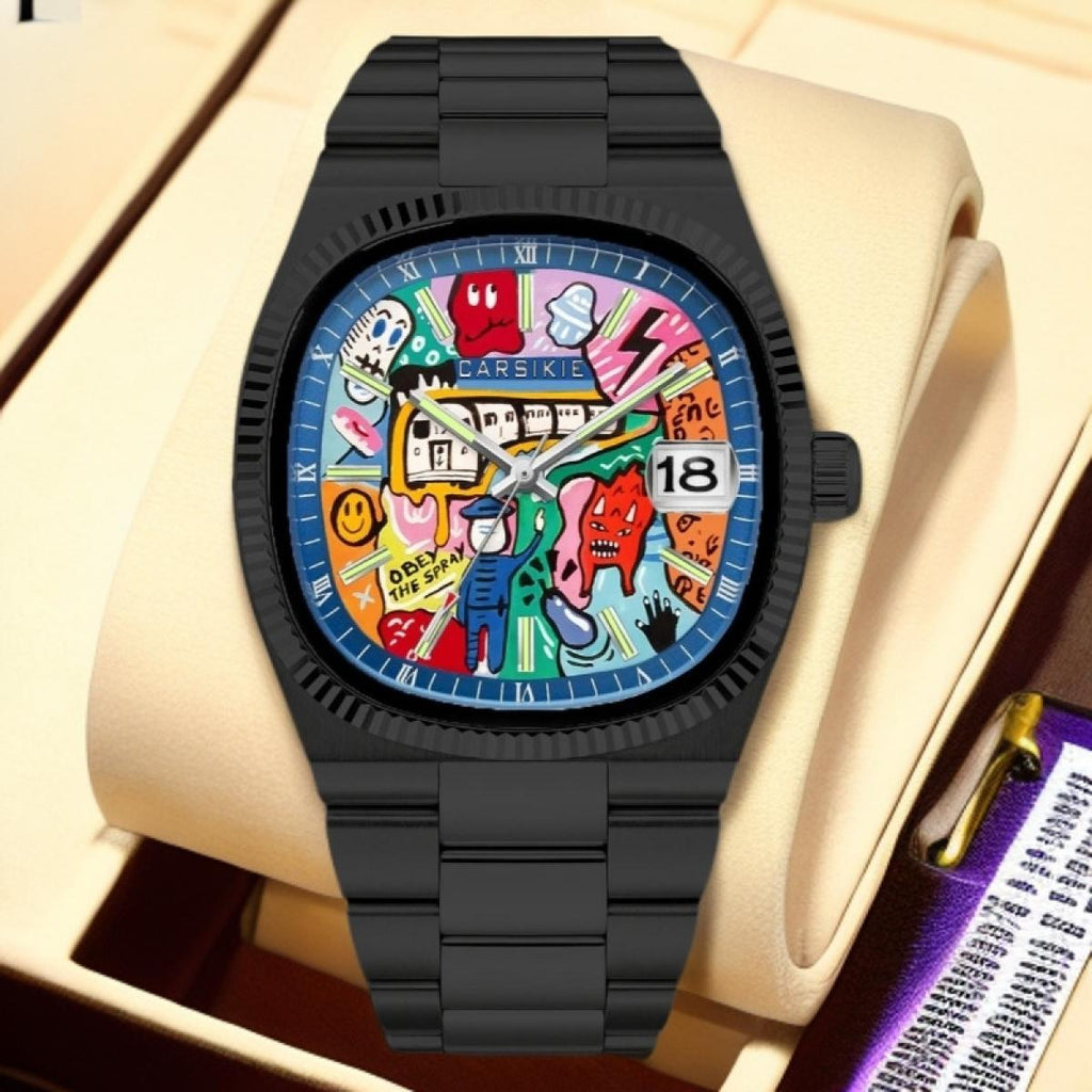 Collector’s Choice 2025 Men’s Square Quartz Watch – Bold Design, Large Dial & Sapphire Business Style