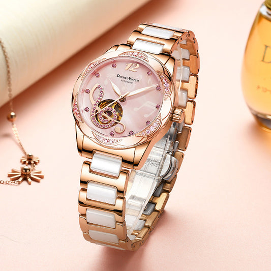 Fashion Waterproof Luminous Mechanical Women's Watch