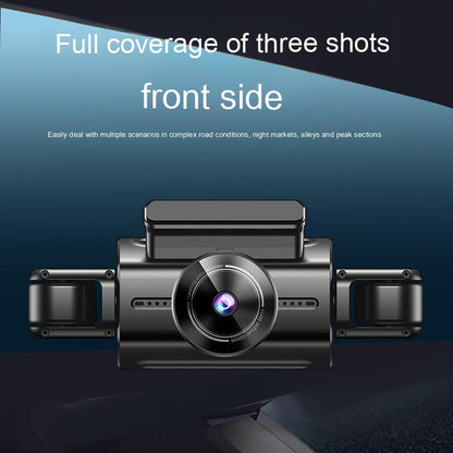 High definition triple recording driving recorder