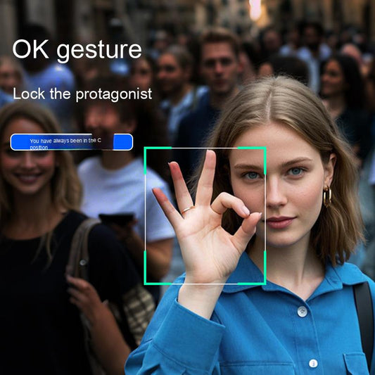 Smart AI anti-shake pan-tilt selfie stick