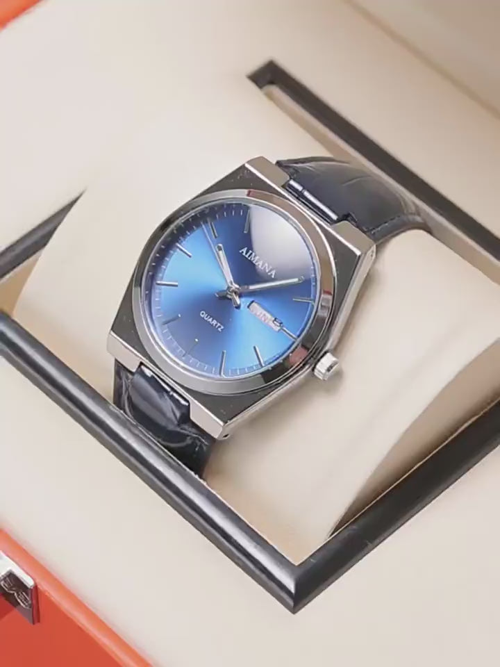 Luxury Men’s Ultra-Thin Waterproof Quartz Watch – Minimalist Stainless Steel Timepiece